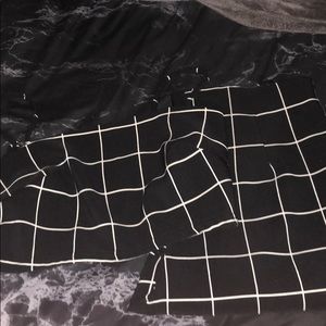 Black & White striped set